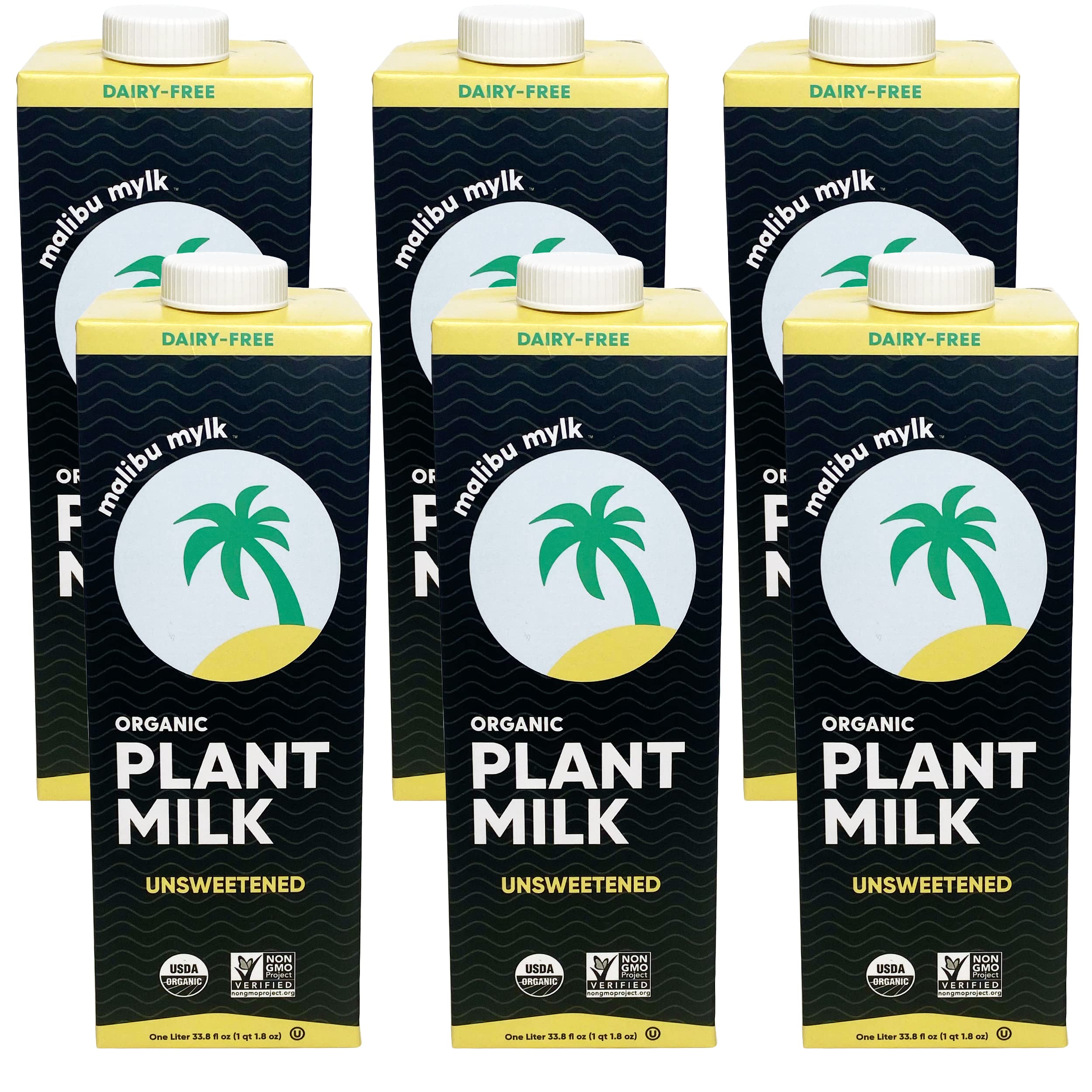 Amazon.com: Malibu Mylk Unsweetened Organic Flax Milk | 3g Fiber +